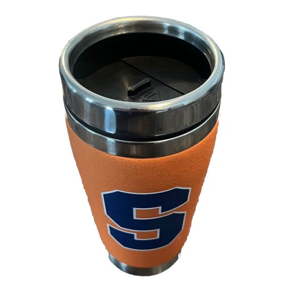 SYRACUSE UNIVERSITY ORANGE 16 Oz. Mugzie Tervis Thermos Stainless Tumbler W/Lid - Picture 2 of 8